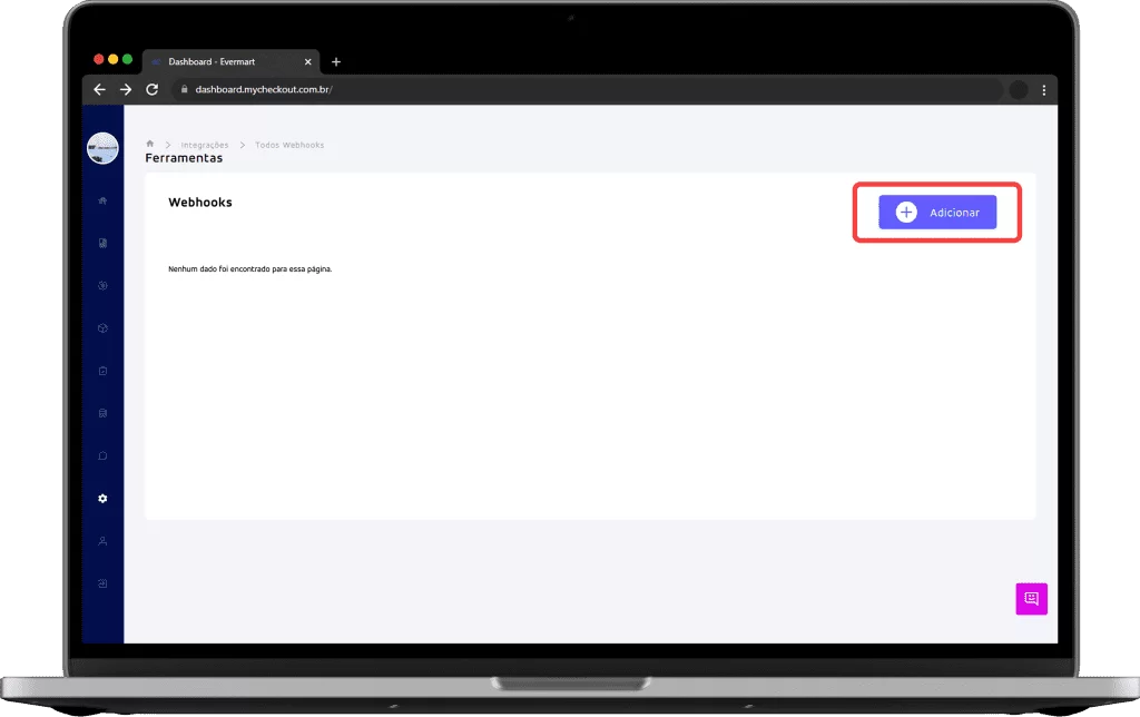 Plataforma Evermart - Configuração Passo 03