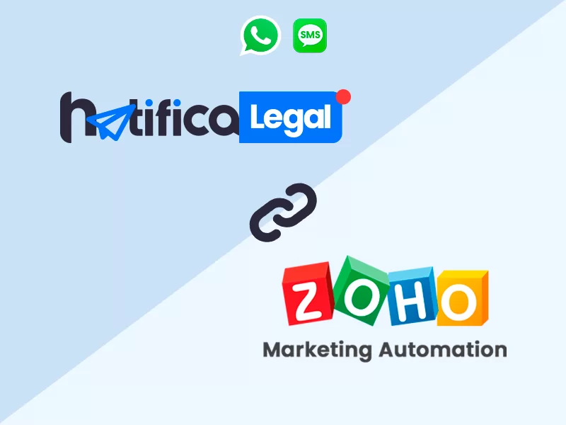 Ferramenta de automação integrado ao Notifica legal via WhatsApp