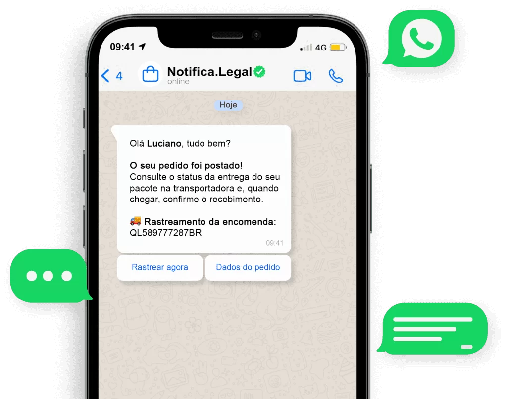 exemplo de rastreio com notifica.legal